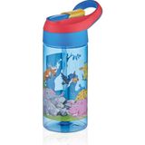 Vagonlife Silikon Pipetli Çocuk Matarası Tritan 500 ml - Mavi