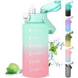 Vagonlife Su Matarası 1500Ml VGN2213 Mavi Pembe