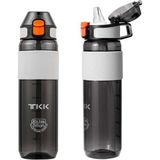 Vagonlife T1003 Tkk Pipetli Tritan Matara Siyah 700ML