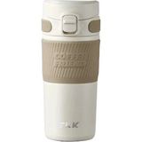 VAGONLİFE T2001 TKK ÇELİK TERMOS SÜZGEÇLİ MUG 450 ML BEYAZ