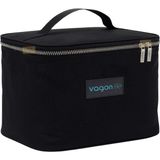 Vagonlife Termal Isı Yalıtımlı 22X15.5X16.5CM Ölçü ve Oxford Kumaşlı Cepli Termos Sefertası-Lunchbox Çantası - Siyah