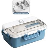 Vagonlife The Puzzle Lunch Box Tek Katlı Paslanmaz Çelik Kolay Kilitlenir Sefer Tası – 900 ml - Mavi