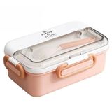 Vagonlife The Puzzle Lunch Box Tek Katlı Paslanmaz Çelik Kolay Kilitlenir Sefer Tası – 900 Ml. (Pembe)