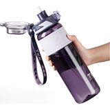 Vagonlife Tkk 1000ML Pipetli/pipetsiz Kullanıma Uygun Ölçü Skalalı Tritan Spor Matara - Mor