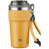 Vagonlife TKK 2023 630 ml Sarı Özel Seri Çelik Mug Pipetli Termos