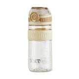 Vagonlife TKK 550 ML Rahat İçim (U Ağızlı) Bpa İçermeyen Taşıma Kulplu Tritan Su Matarası FFTKK1016-550ML Kahverengi