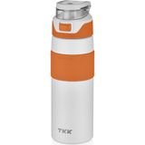 Vagonlife TKK 600 ml Pipetsiz Çift Yalıtımlı Beyaz Paslanmaz Çelik Termos