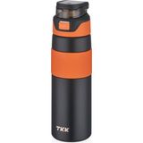 Vagonlife Tkk 600ML Pipetsiz Çift Yalıtımlı Paslanmaz Çelik Termos 6 Saat Sıcak/soğuk - Siyah