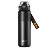 Vagonlife Tkk 900 ml Çelik Termos Çift Kullanım Pipetli/rahat Içim -12/24 Sıcak-Soğuk- Yalıtım -TKK2025900ML - Siyah