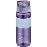 Vagonlife TKK Okul Su Matarası - Renkli - 700ml - Tritan Suluk Soft Touch (Mor)