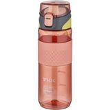Vagonlife TKK Okul Su Matarası - Renkli - 700ml - Tritan Suluk Soft Touch (Pembe)