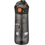 Vagonlife Tkk T 1008 Siyah 500 ml Desenli Su Matarası