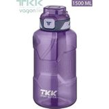 Vagonlife TKK T-1021 Pipetli Filtreli Tritan Matara 1500 ml Mor