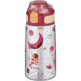 Vagonlife Tkk T-3002 Kirmizi 500Ml Desenli Kalin Isirilamaz Matara