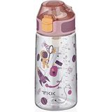 Vagonlife Tkk T-3002 Pembe 500ML Desenli Kalın Isırılamaz Matara