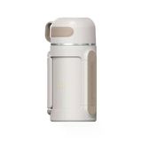 Vagonlife Tkk T2011 1000Ml Askılı Bardaklı Beyaz Çelik Matara