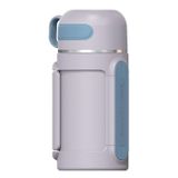 Vagonlife Tkk T2011 1000Ml Askılı Bardaklı Mor Çelik Matara