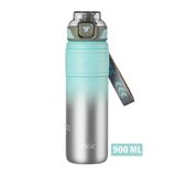Vagonlife TKK T2025 Mavi Beyaz 900 ml Çelik Termos