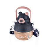 Vagonlife Tkk VVA1000 ml Çift Kullanım Pipetli/rahat Içim Bpa Içermeyen Taşıma ve Boyun Askılı Tritan Su Matarası FFTKK1003-1000ML - Lacivert
