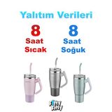 Vagonlife Tumbler Cup 0.94Ml/34Oz Pipetli/Rahat İçim Vakumlu Paslanmaz Çelik Termos-Ffvgn1007-950Ml