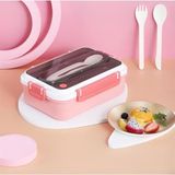 Vagonlife Tynimo Sızdırmaz Lunchbox Beslenme Kutusu Pembe 1000ml