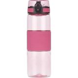 Vagonlife Uzspace 5061 Tritan Matara, 700 ml, Pembe, Silikon Kaplı Gövde, Filtreleme Özellikli