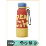 Vagonlife Vagonlıfe 550 ml Çelik Termos Matara 6 Saat Sıcak Soğuk Plastik Korumalı Sızmaz Koku Yapmaz