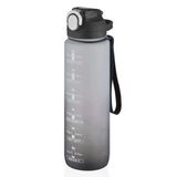 Vagonlife VGN-2219 Gri Siyah 1000 ml Pipetli Tritan Çift Renkli Matara