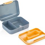 Vagonlife Vgn1010 Bölmeli Beslenme Kabı (Gri) GRİ
