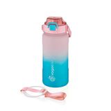 Vagonlife Vgn2213-T 1500Ml Pembe Turkuaz Tritan Motivasyon Matarası