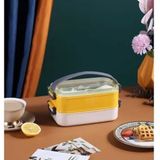 Vagonlife XC-462 1400 ml Sarı Çelik Saklama Kabı