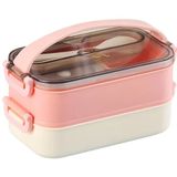 Vagonlife XC-465 1500 ML Pembe Çelik Lunch Box