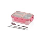 Vagonlife XC-7097 620ML Pembe Çelik Beslenme Kutusu - Çok Renkli - 1