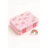 Vagonlife Yeni Nesil Çocuk Beslenme Kutusu Tek Katlı - Bölmeli Lunch Box - 1300 Ml. (Plastik Pp5 Malzeme) - Pembe