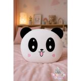 vagontoys Sevimli Panda Peluş Uyku Arkadaşı Dekoratif Yastık - 35x30 Cm