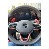 Vagparts Golf Mk8 Kırmızı F1 Vites Kulakçıkları - Golf 8 F1 Direksiyon Kulakcık Pedal