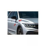 Vagparts Tiguan R Yan Çıtalar - Tiguan Rline Çamurluk Logo Arma Rozet Aksesaur