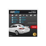 VAGSESSUAR Sunplex Renault Fluence Bagaj Üstü Spoiler Bagaj Çıtası Pianoblack