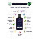 Vagues Keratin Biotin Saç Dökülmesine Karşı, Hızlı Uzama Etkili Bitkisel Şampuan 10 Bitki Özü 4 Vitamin