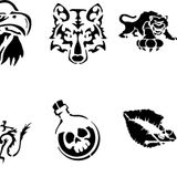 Vahşi Doğa Spray Tattoo Geçici Sprey Dövme Seti
