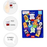 Vahşi Hayvan 10 Lu Parmak Kukla
