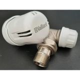 Vaillant Termostatik Vana Köşe Set 1/2" Gövde + Kafa