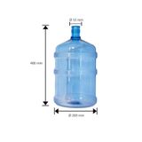Vakia 19 Litre Şeffaf Plastik Su Damacanası (Carboy)
