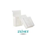 Vakia Dolap İçi Askılı Organizer 2’li Set – Mutfak & Banyo Düzenleyici / Beyaz