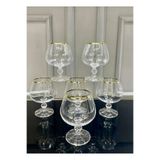 Vakıf home 6 Adet Ayaklı Kristal Gold Kahve Yanı Su Bardağı Bohemia 250 cc