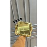 Vakıf home 6 Adet Metal Ayaklı Gold Kulplu Döküm Tek Kişilik Çay Kahve Sunum Tepsisi