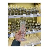 Vakıf home Bohemia Kristal 24 K Parlak Yaldız 1 Adet Çubuk Kahve Yanı Su Bardağı