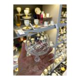 Vakıf home Bohemia Kristal 24 K Yaldız Kesme El İşi Ayaklı Kahve Yanı Su Bardağı 250 ml