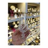Vakıf home Bohemia Kristal El İşi Ayaklı 24 K Parlak Yaldız Kahve Yanı Su Bardağı