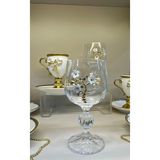 Vakıf home Bohrmia Kristal İncili Kahve Yanı Su Bardağı